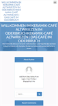 Mobile Screenshot of keramik-cafe-altwriezen.de
